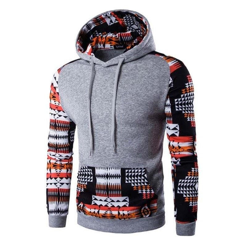 Men's Aztec Pattern Hoodies