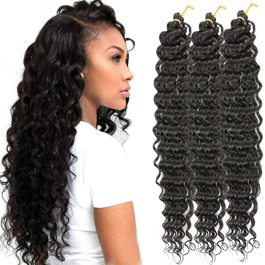 Crochet hair wig Deep Wave hair Latin American curly braided hair